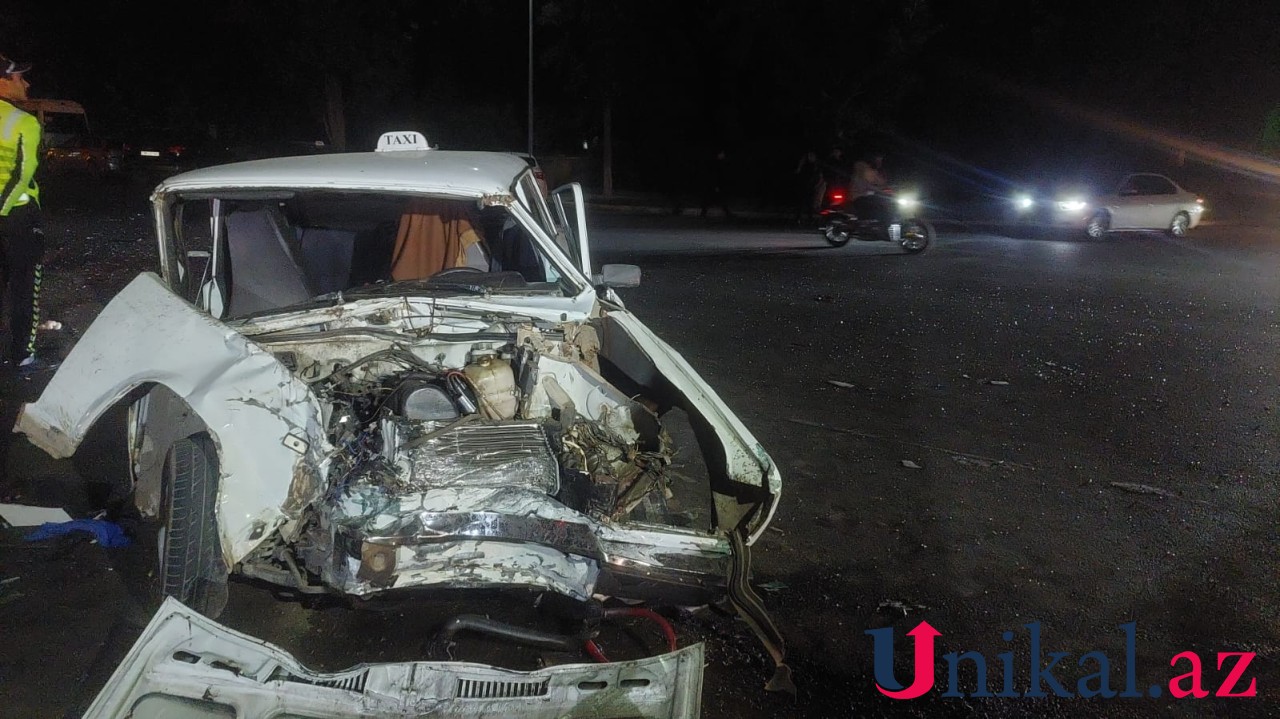 Gəncədə qəza oldu, ölən və yaralananlar var - FOTOLAR